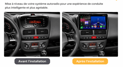 TOPTAKTILFiat Doblo | Opel Combo Tour | 2010 - 2015 | Autoradio Android 15 | CarPlay |Android Auto