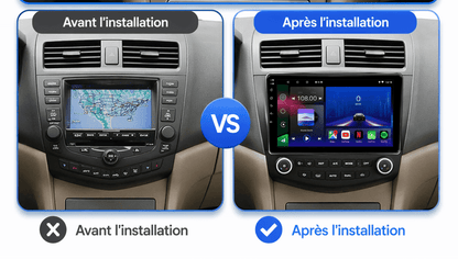 TOPTAKTILHonda Accord 7 |2003 - 2007| Autoradio Android 15 | CarPlay | Android Auto