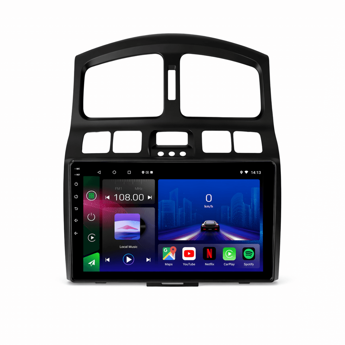 TOPTAKTILHyundai Classic Santa Fe | 2000 - 2004 | Autoradio Android 15 | CarPlay | Android Auto|