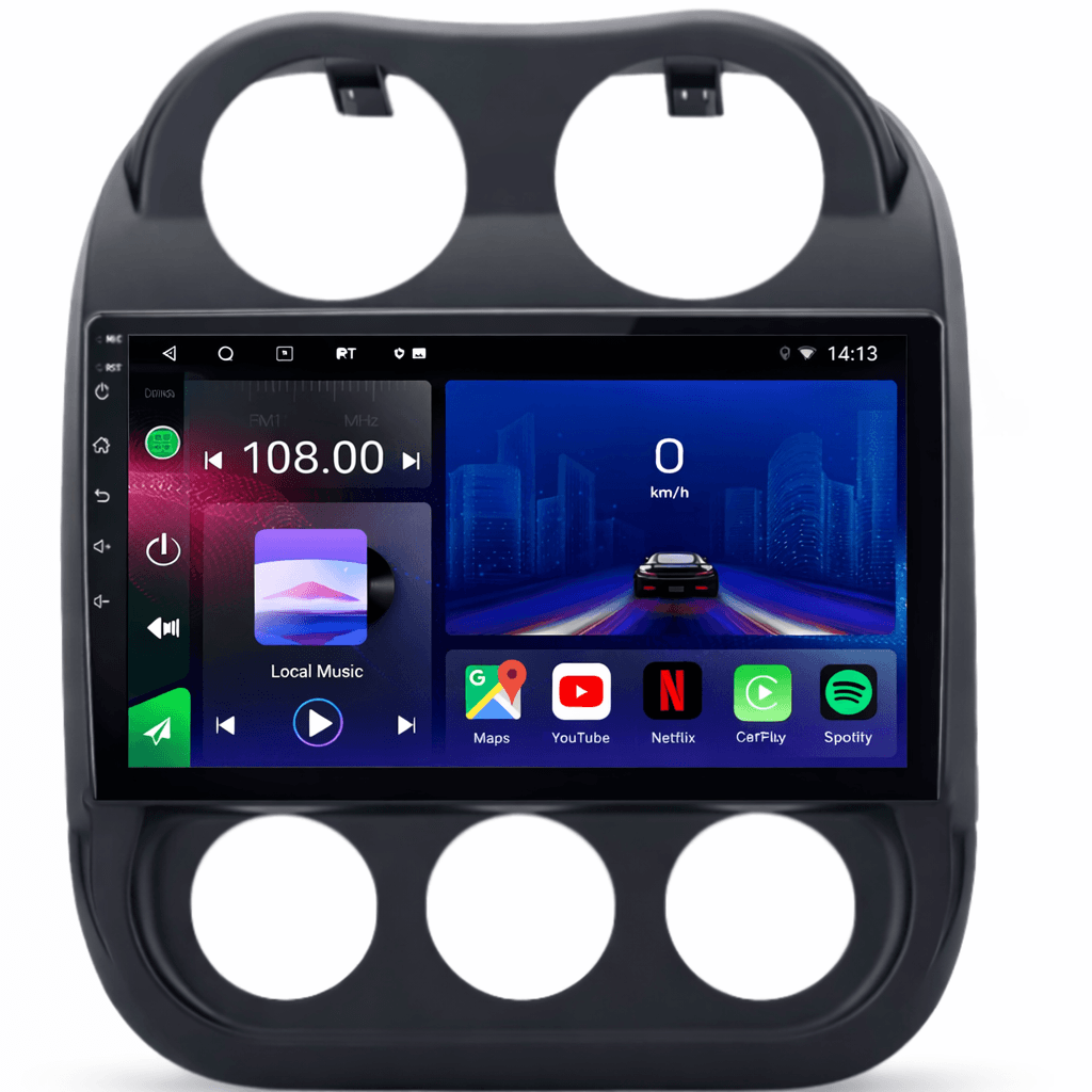 TOPTAKTILJeep Compass Patriot | 2009 – 2016 | Android 15 Autoradio | Apple CarPlay | Android Auto