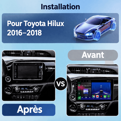 TOPTAKTILToyota Hilux |2016 - 2018| Android 15 Autoradio | Apple CarPlay | Android Auto